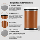 Rollschärfer Messer | Diamant-Schleifsystem | Magnetische Führung | Sicher & Kompakt