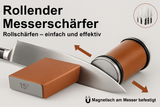 Rollschärfer Messer | Diamant-Schleifsystem | Magnetische Führung | Sicher & Kompakt