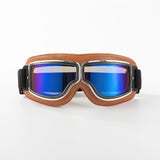 Vintage Motorradbrille | UV-Schutz | Stoßfest & Verstellbar | RetroGoggles