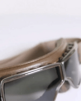 Vintage Motorradbrille | UV-Schutz | Stoßfest & Verstellbar | RetroGoggles