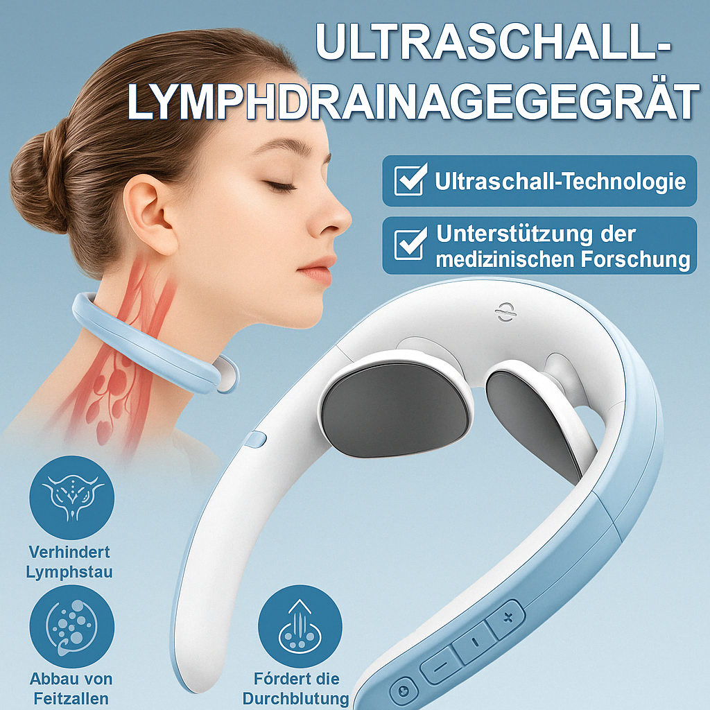 ﻿Vitalize™ | Ultraschall Lymphdrainagegerät | Cellulite & Fett Reduzieren | Muskelentspannung