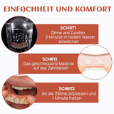Zahnersatz Komfort-Set | Weiches Silikon | Schmerzfreie Passform | Für Ober- & Unterkiefer | SecureSmile