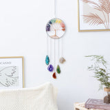 Arbre de Vie Attrape Rêve Pierres Chakras Décoration Murale - Biloria