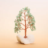 Arbre de Vie en Pierres Naturelles 20 cm sur Base Quartz Clair - Biloria
