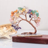Arbre de Vie Sagesse en Pierres Naturelles - Décoration Spirituelle - Biloria