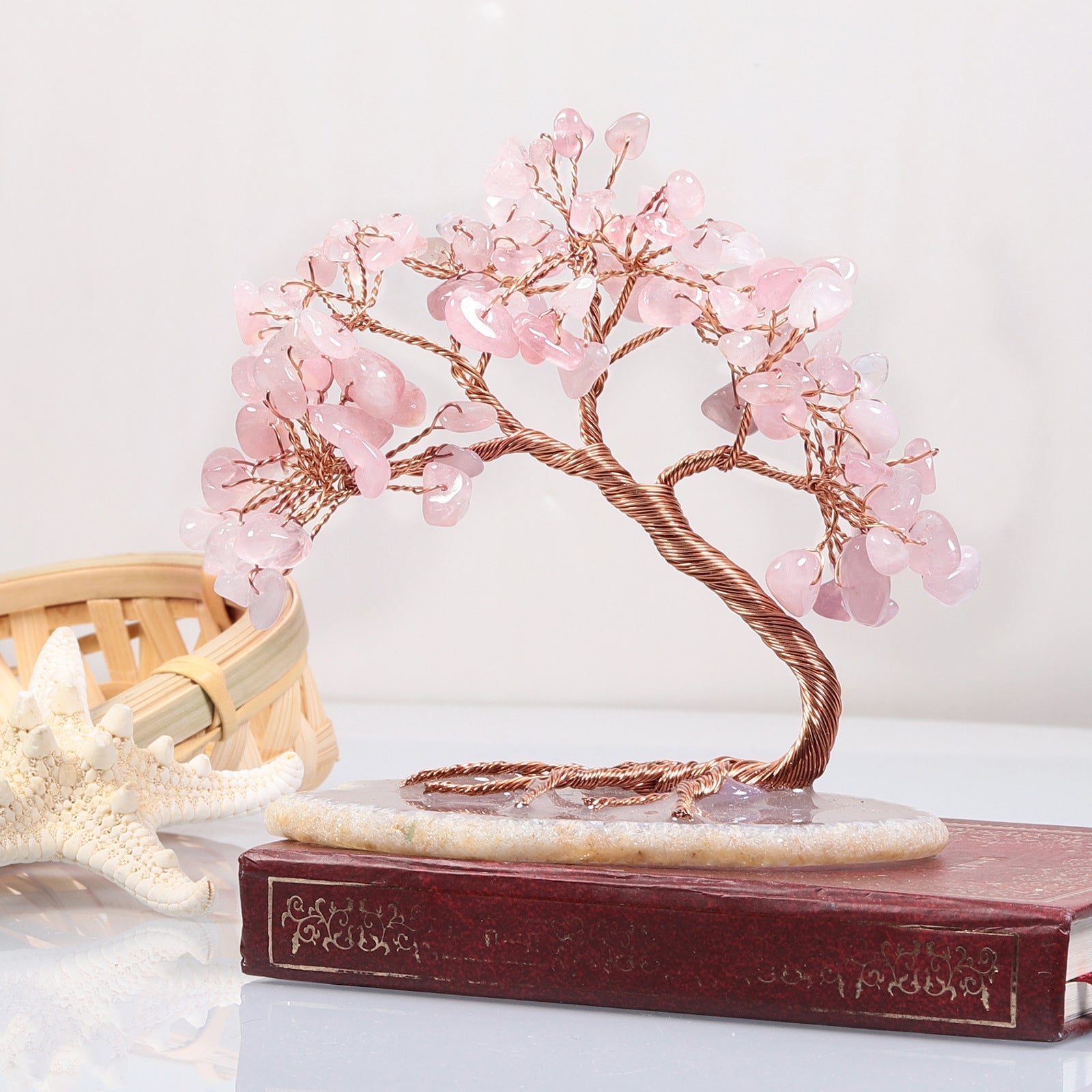 Arbre de Vie Sagesse en Pierres Naturelles - Décoration Spirituelle - Biloria