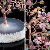 Arbre de Vie Tourmaline Agate fait main 3 tailles - Biloria