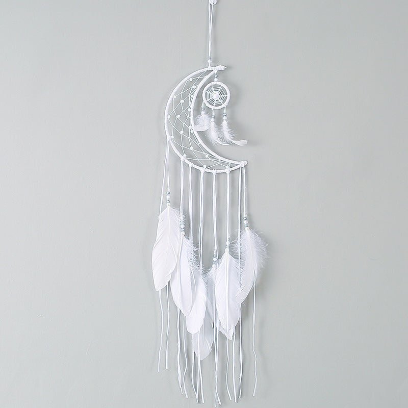 Attrape-Rêve Lune Artisanal pour Nuits Paisibles et Décoration Zen - Biloria
