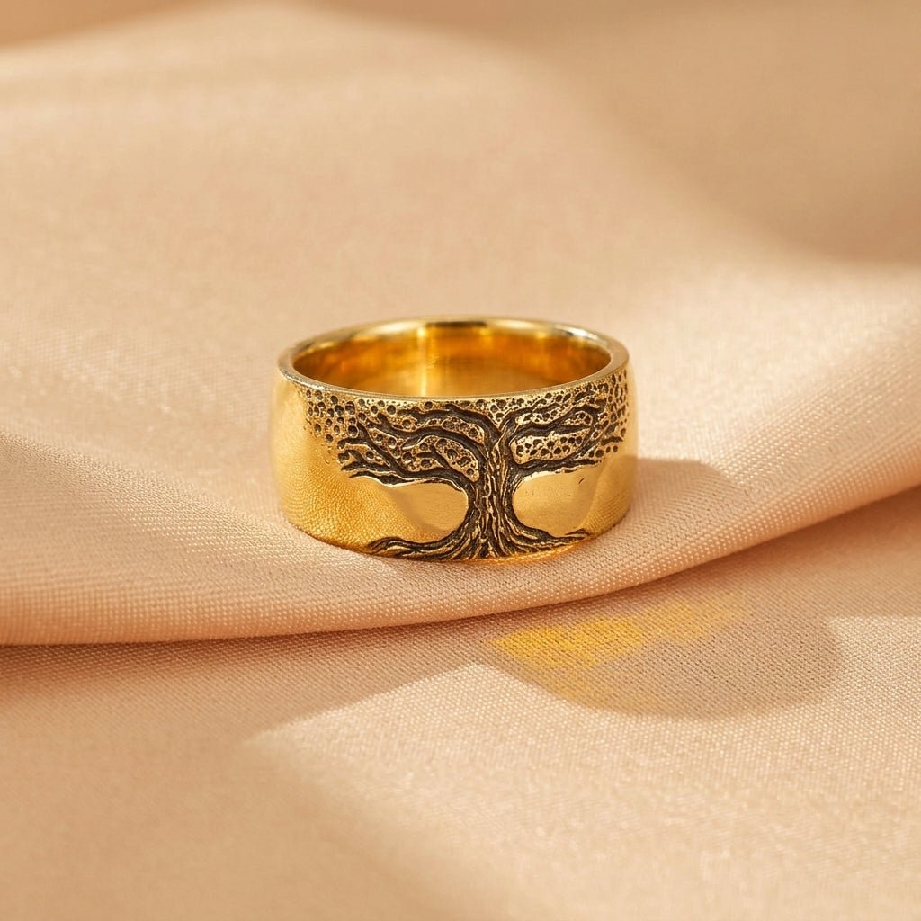 Bague Arbre de Vie Renaissance - Symbole de Renouveau Spirituel - Biloria