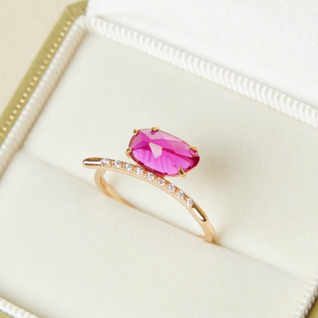 Bague Cornaline en Argent Plaqué Or pour Confiance et Créativité - Biloria