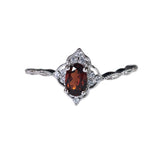 Bague Grenat Argent 925 Vintage - Cadeau Fête ou Anniversaire - Biloria