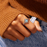Bague Lotus Le Renouveau en Argent S925 avec Zircon - Biloria