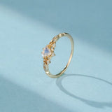 Bague Pierre de Lune Féérie Royale - Bijou Cadeau Femme - Biloria