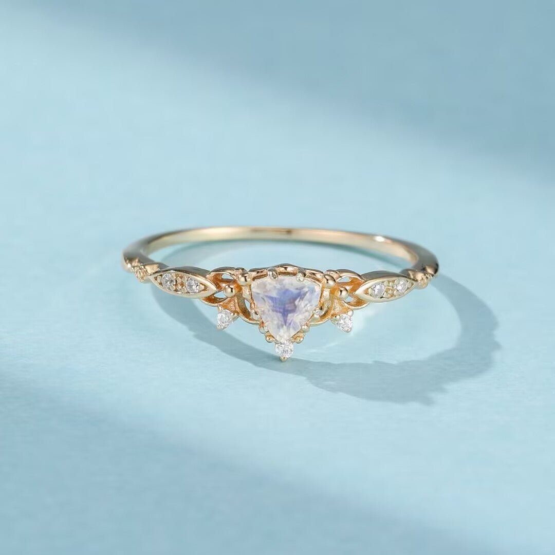 Bague Pierre de Lune Féérie Royale - Bijou Cadeau Femme - Biloria