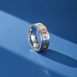 Bague Runique Rotative Ægishjálmur Équilibre et Protection - Biloria