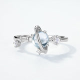 Bague Topaze Univers Enchanté en Argent S925 - Biloria