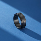 Bague Tournante Triquetra Acier Inoxydable Équilibre Celtique - Biloria