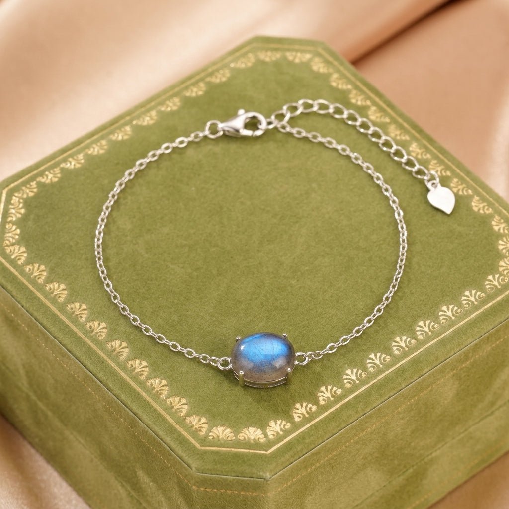 Besoin d'un bouclier énergétique ? Bracelet Labradorite Argent - Biloria