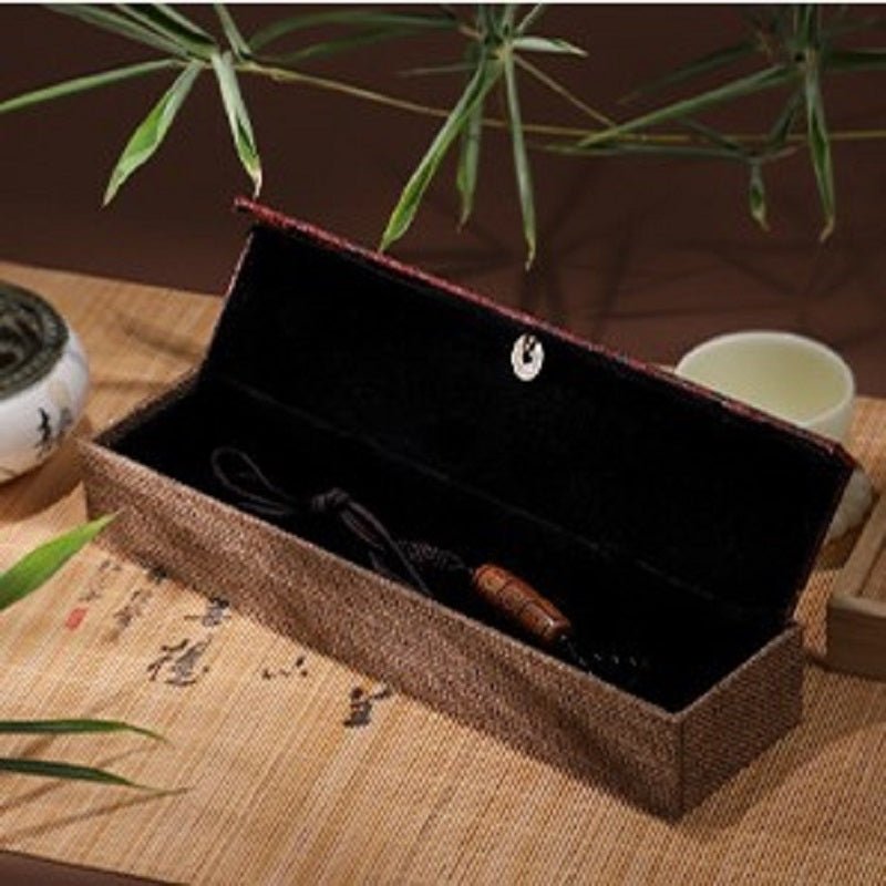 Boîte Cadeau Lin Vert Foncé – Écrin Zen pour Bijoux - Biloria