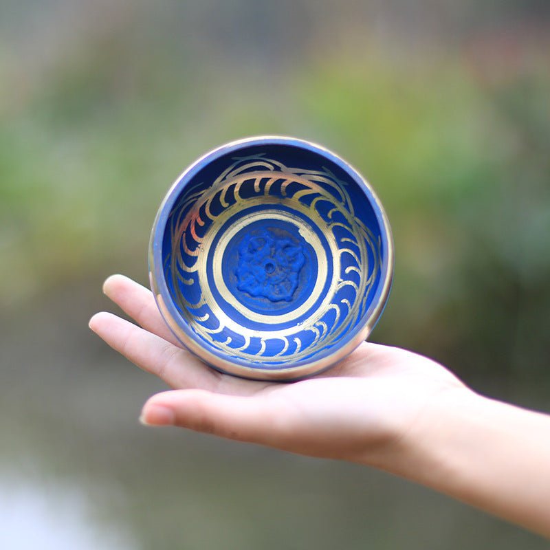 Bol Chantant Tibétain avec Mantras pour Méditation et Guérison - Biloria