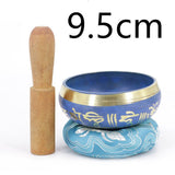Bol Chantant Tibétain Bleuet avec Mantras - Biloria