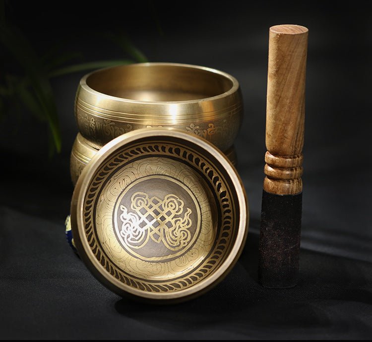 Bol Chantant Tibétain Laiton Mantra Muse Méditation - Biloria