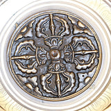 Bol Chantant Tibétain Vajra - Laiton et Maillet Bois Cuir - Biloria