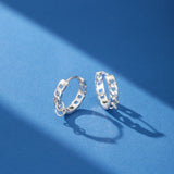 Boucle d'Oreille Homme Argent 925 – Style Minimaliste et Raffiné - Biloria