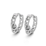 Boucle d'Oreille Homme Argent 925 – Style Minimaliste et Raffiné - Biloria