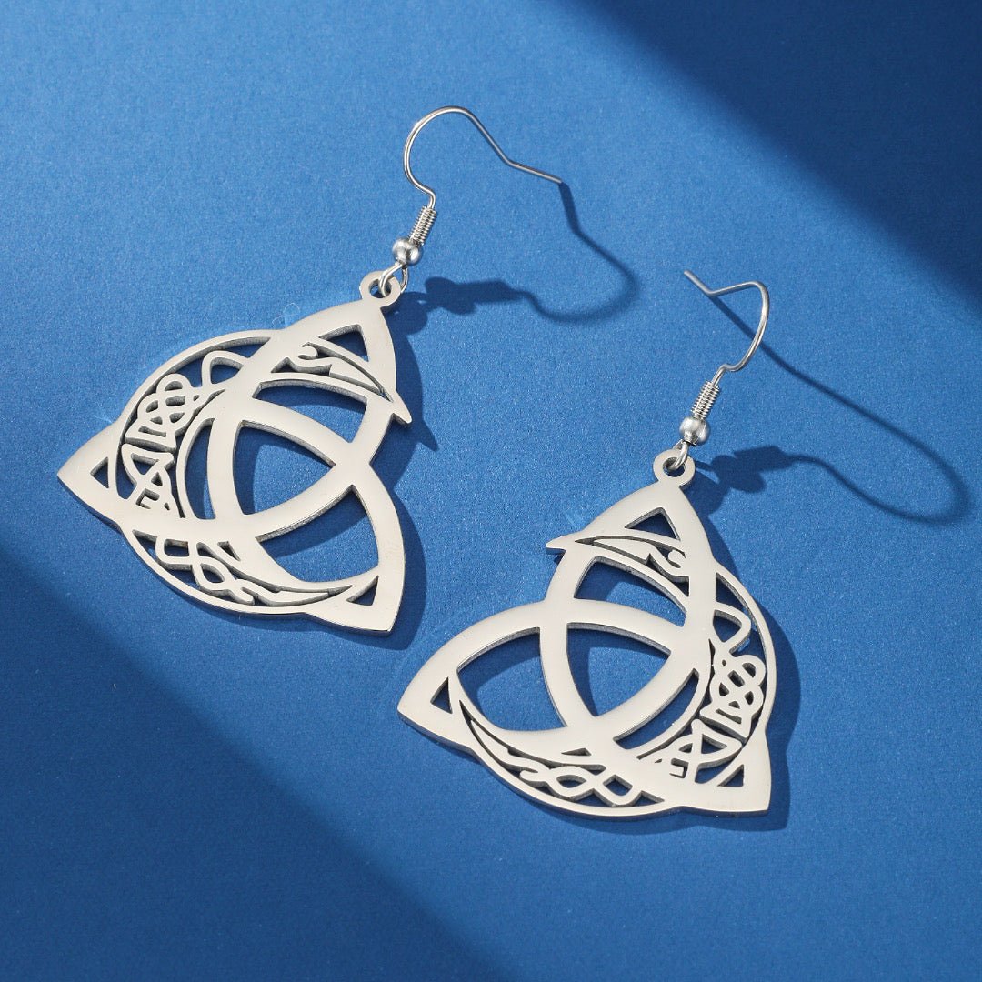 Boucle d'Oreille Homme Viking Mystique Sélène – Acier 316L - Biloria
