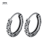 Boucle Oreille Homme Viking Acier 316L Motif Tribal - Biloria