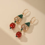 Boucles d'Oreilles Agate Plaqué Or | Cadeau Force Intérieure - Biloria
