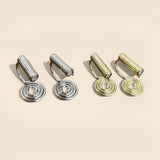 Boucles d'Oreilles Clips Spirale – Bijou de Décoration Tendance - Biloria