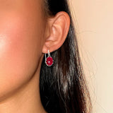 Boucles d'Oreilles Cornaline Argent 925 – Cadeau Féminin - Biloria