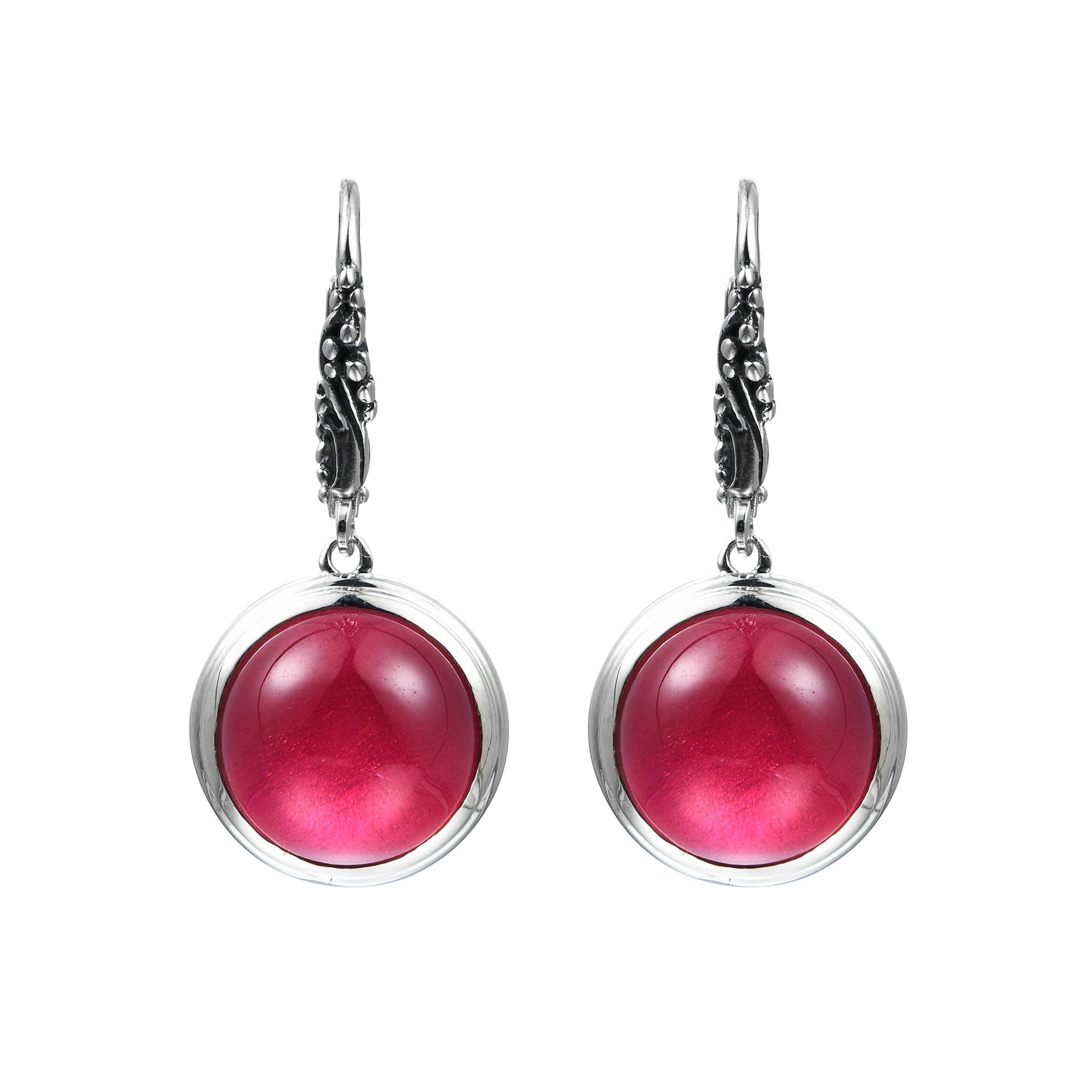 Boucles d'Oreilles Cornaline Argent 925 – Énergie et Élégance - Biloria