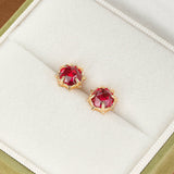 Boucles d'Oreilles Cornaline – Épine de Feu - Biloria