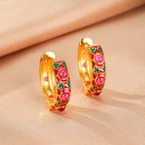 Boucles d'Oreilles Cornaline Jardin Enchanté - Biloria
