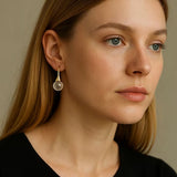 Boucles d'Oreilles Cristal de Roche Argent 925 – Cadeau Lumière Pure - Biloria
