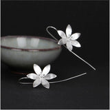 Boucles d'Oreilles Lotus Éclos en Argent 925 - Biloria