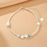 Bracelet Aigue-Marine Argent S925 Vol Marin - Biloria