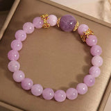 Bracelet Améthyste Lavande et Violette pour Sérénité et Intuition - Biloria