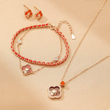Bracelet Cheval Esprit Libre en Argent Plaqué Or Rose - Biloria