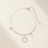 Bracelet Cheville Argent 925 Ajustable – Bijou Minimaliste - Biloria