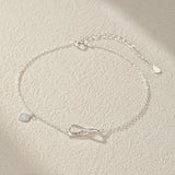 Bracelet Cheville Infini Zircon Argent 925 - Bijou Cadeau - Biloria