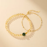 Bracelet Citrine et Jade Vert pour une déco de bureau inspirante - Biloria