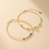 Bracelet Citrine et Tourmaline Abondance Arc-en-Ciel - Biloria