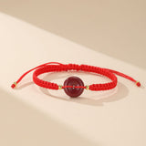 Bracelet Cordon Cinabre Rouge-Gorge – Protection et Union Spirituelle - Biloria