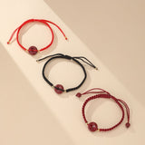 Bracelet Cordon Cinabre Rouge-Gorge – Protection et Union Spirituelle - Biloria