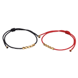 Bracelet Couple Flot Fil Rouge – Lien Invisible Feng Shui - Biloria