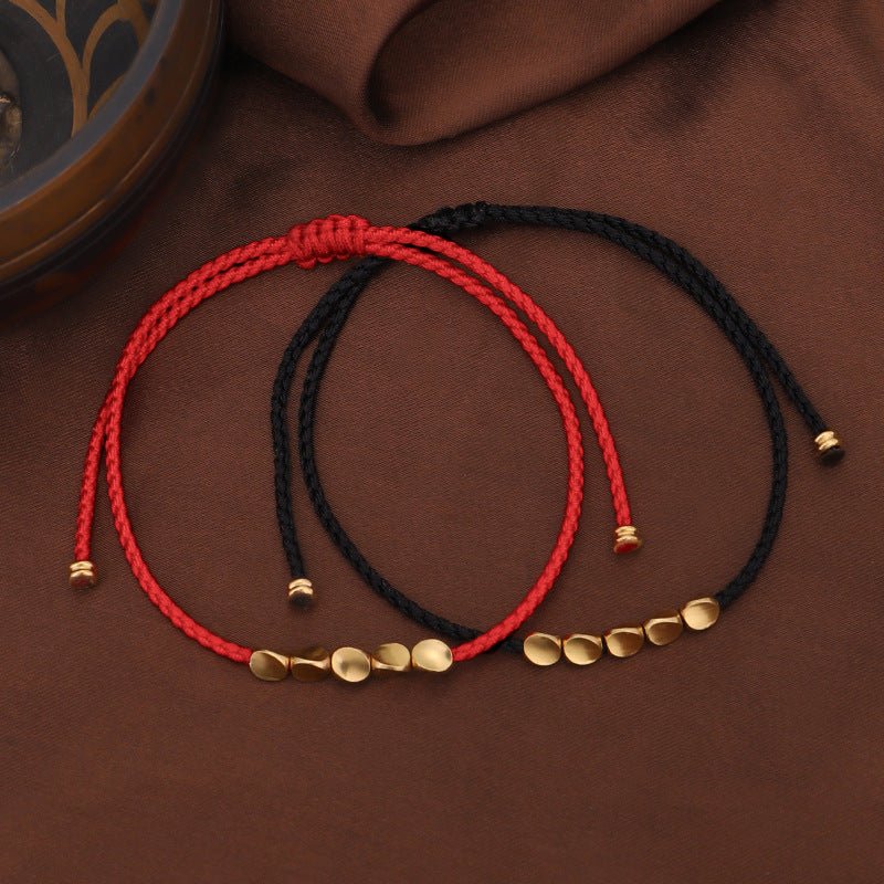 Bracelet Couple Flot Fil Rouge – Lien Invisible Feng Shui - Biloria